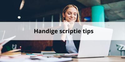 4 Gouden tips voor je scriptie